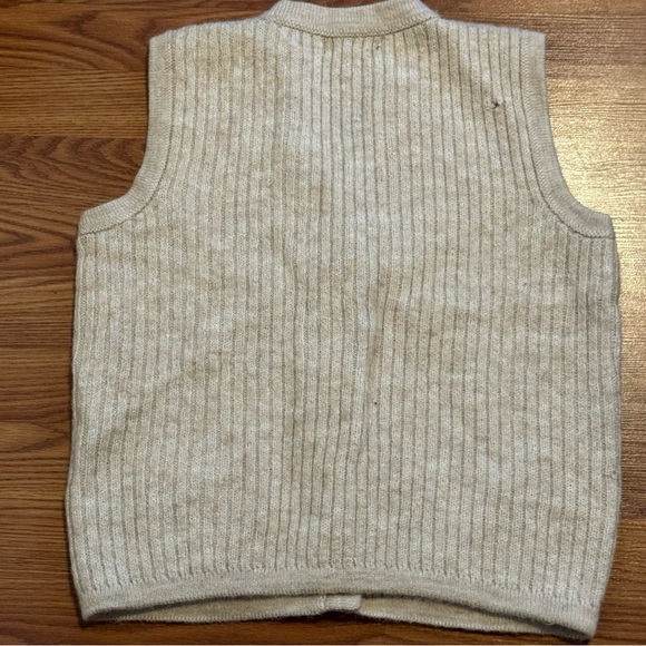 Alpaca‎ Beige Made in Peru Knit Vest size S - Picture 3 of 3